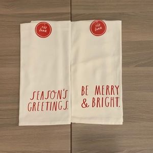 Rae Dunn Christmas Towels